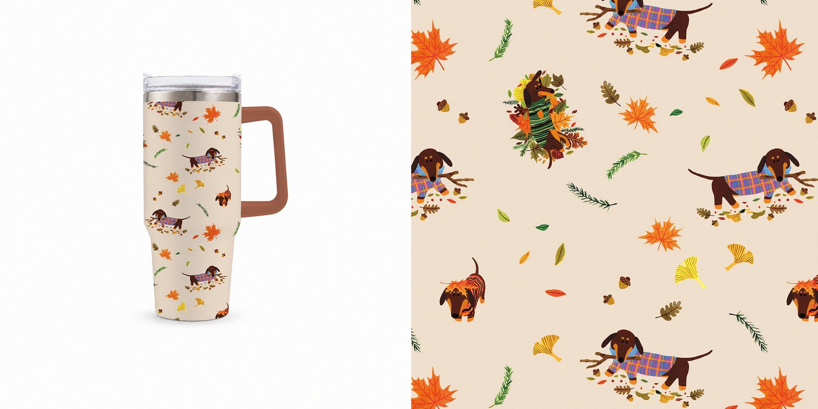 Drifting Flower River Pattern
